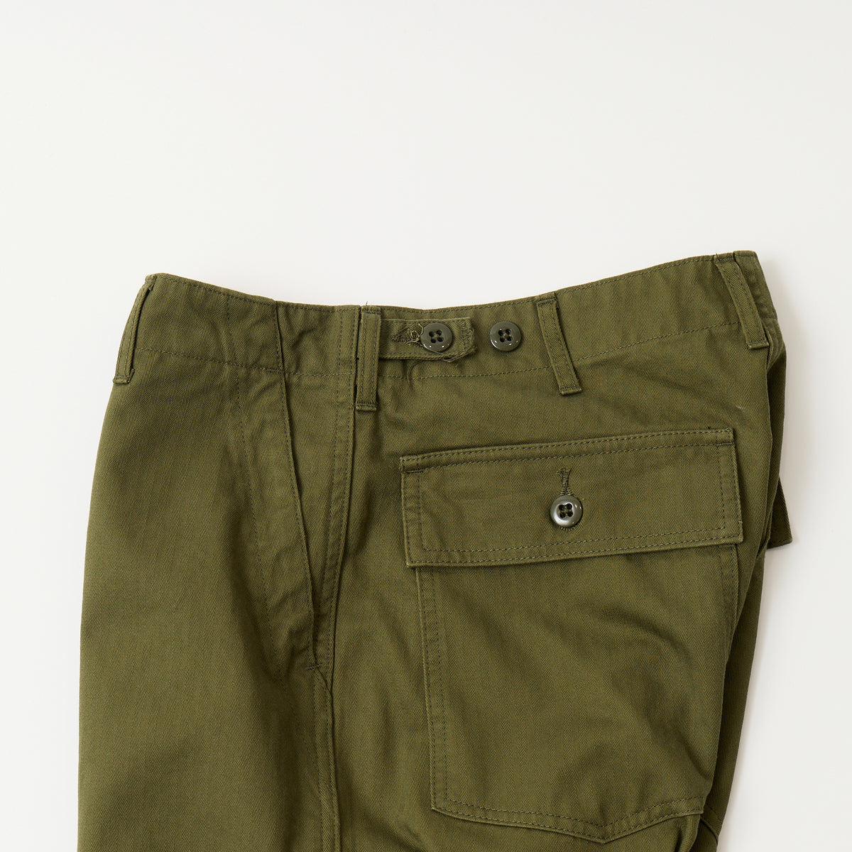 EMPIRE & SONS FATIGUE PANT HERRINGBONE ONE WASH TAPERED WIDE FIT