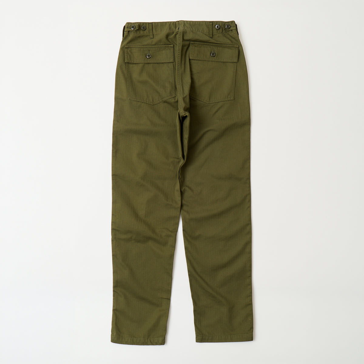 EMPIRE & SONS FATIGUE PANT HERRINGBONE ONE WASH TAPERED WIDE FIT