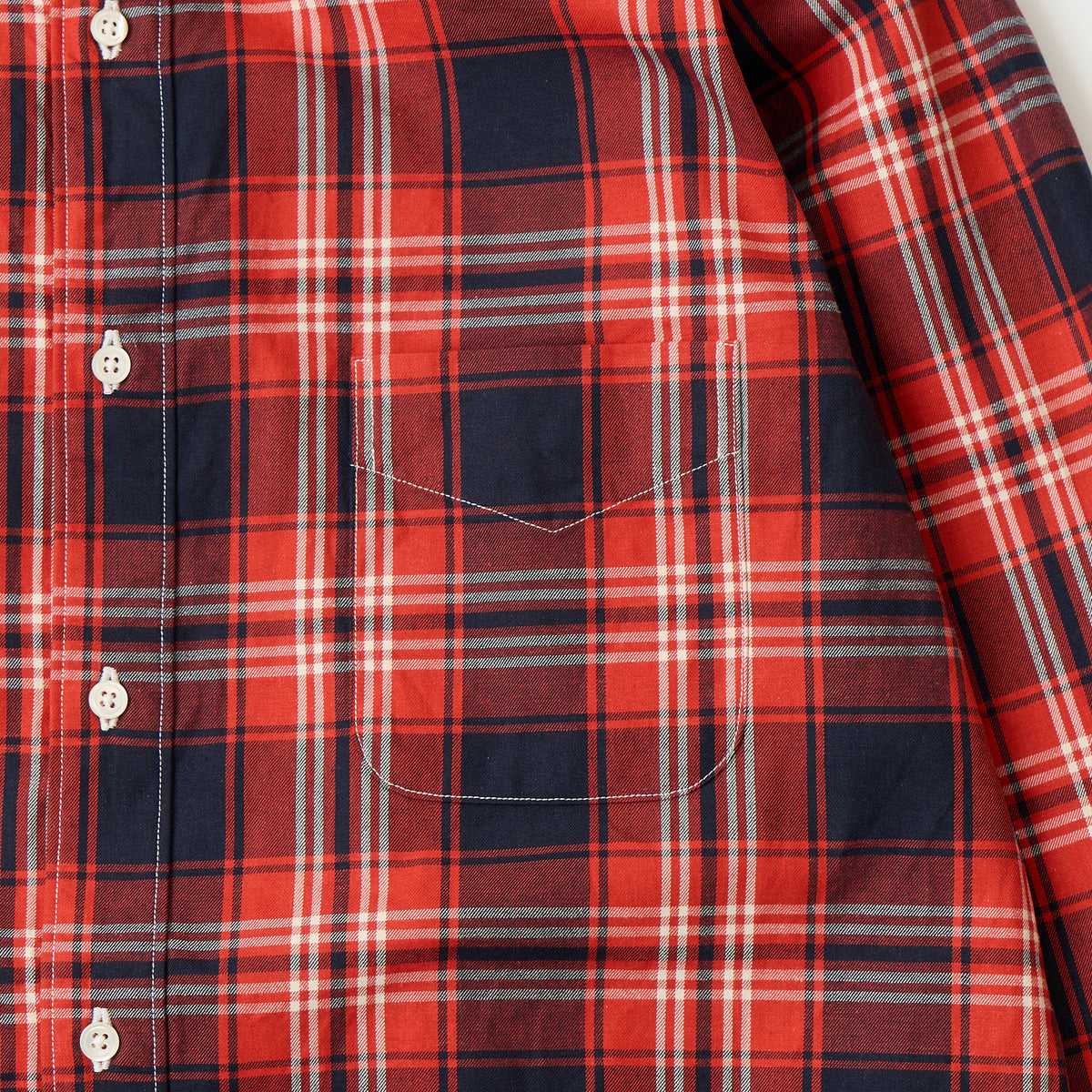 KEATON CHASE USA L/S CLASSIC FIT FULL OPEN BD SHIRT TWILL TARTAN CHECK - 2 COLORS