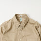 KEATON CHASE USA L/S CLASSIC FIT FULL OPEN BD SHIRT 20s COTTON DYED TWILL