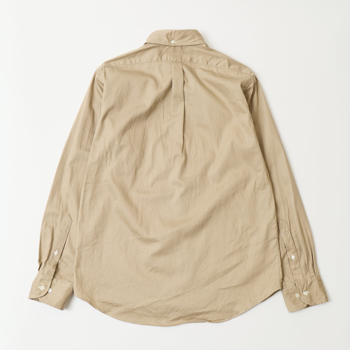 KEATON CHASE USA L/S CLASSIC FIT FULL OPEN BD SHIRT 20s COTTON DYED TWILL