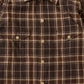 EMPIRE & SONS WORK SHIRT JACKET - COTTON TWILL CHECK - DK BROWN_NATURAL_YELLOW