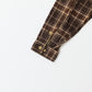 EMPIRE & SONS WORK SHIRT JACKET - COTTON TWILL CHECK - DK BROWN_NATURAL_YELLOW