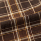 EMPIRE & SONS WORK SHIRT JACKET - COTTON TWILL CHECK - DK BROWN_NATURAL_YELLOW