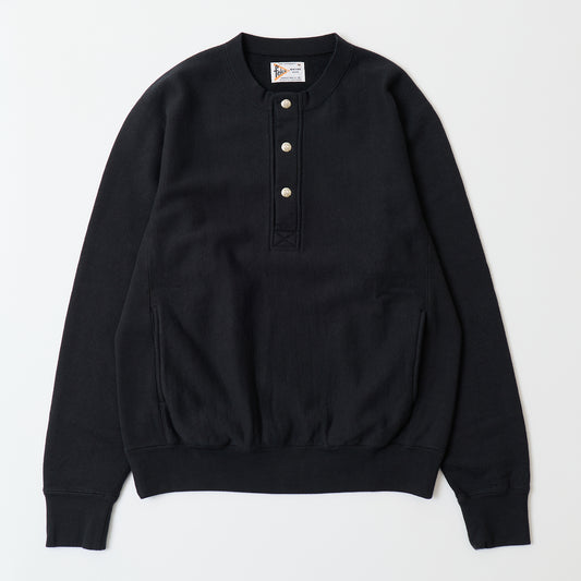 FELCO 16oz TERRY CLASSIC FIT INVERSE WEAVE HENLEY SNAP - 6 COLORS