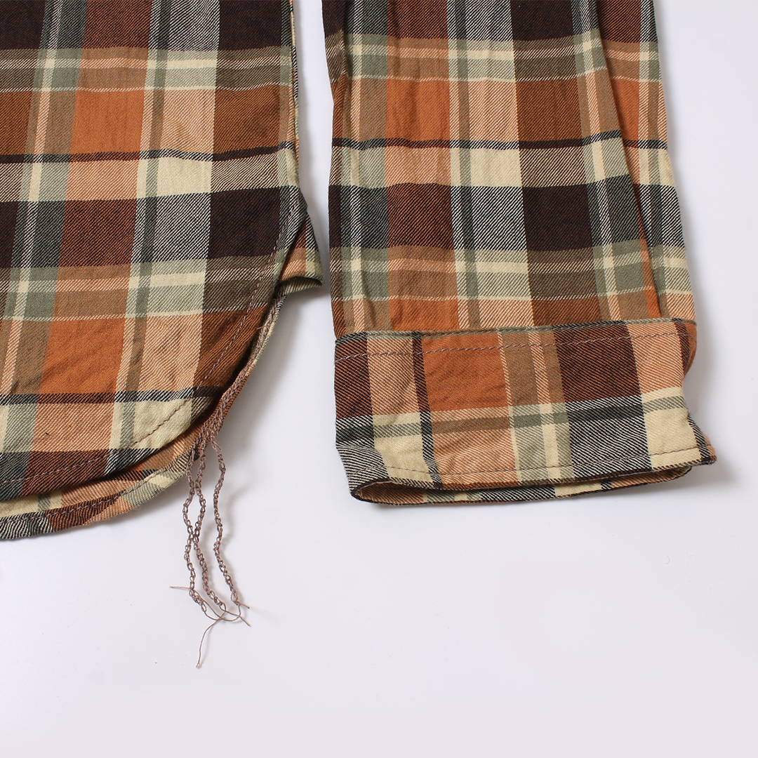 EMPIRE & SONS L/S WORK SHIRT - 30S ORGANIC TWILL CHECK