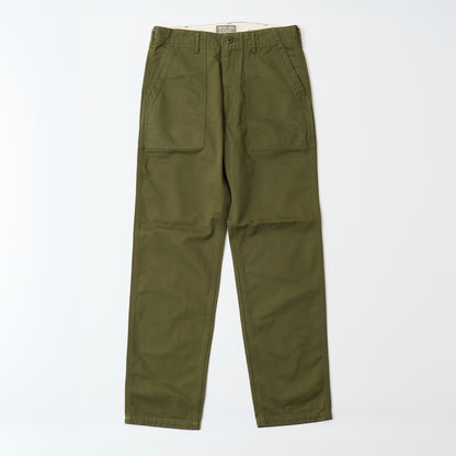EMPIRE & SONS FATIGUE PANT HERRINGBONE ONE WASH TAPERED REGULAR FIT
