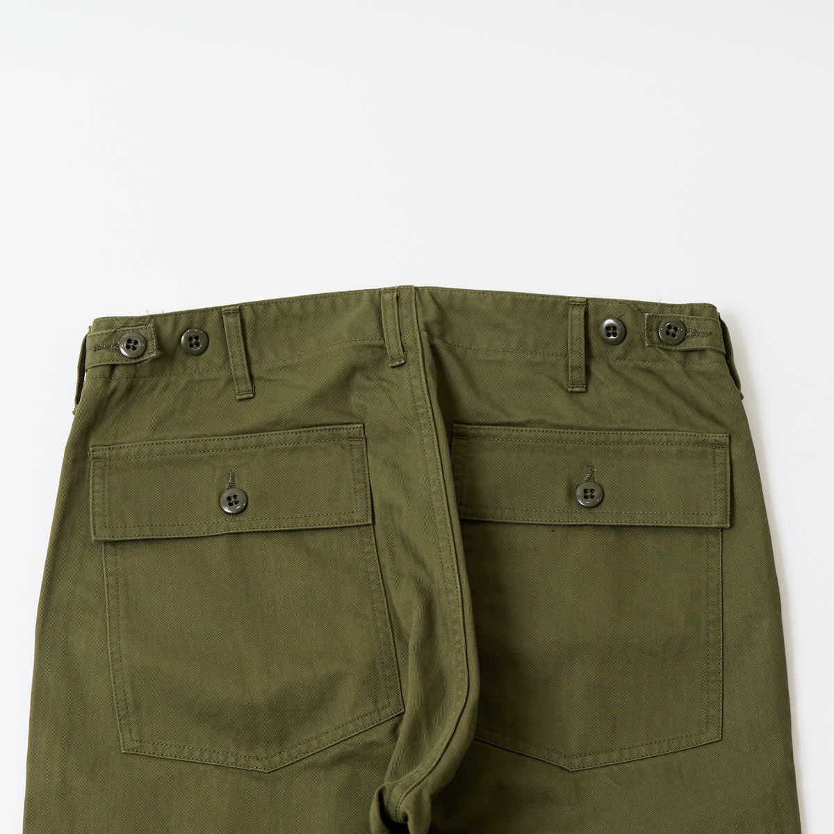EMPIRE & SONS FATIGUE PANT HERRINGBONE ONE WASH TAPERED REGULAR FIT
