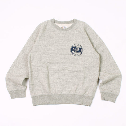 FELCO 12oz FRENCH TERRY RELAX FIT RAGLAN SWEAT W/PRINT FELCO1922