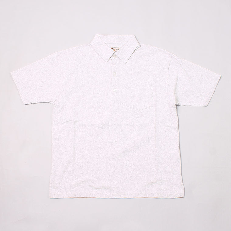 FELCO S/S POLO SHIRT W/3CAT EYE BUTTON 7oz 18SINGLE JERSEY