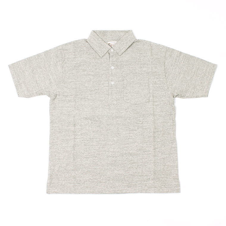 FELCO S/S POLO SHIRT W/3CAT EYE BUTTON 7oz 18SINGLE JERSEY