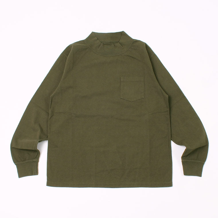 FELCO L/S MOCK NECK POCKET T 7oz 18 SINGLE JERSEY