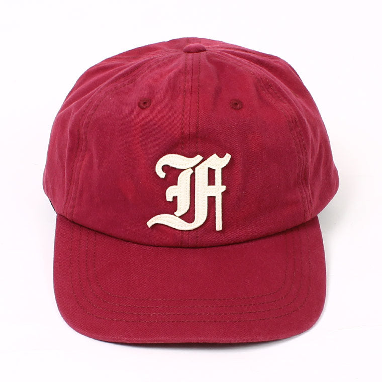 FELCO NEW SHAPE STONE WASHED TWILL BB CAP W/OLD FONT "F" FELT WAPPEN