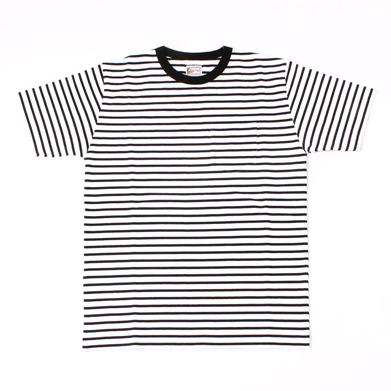 FELCO S/S BINDER CREW NECK POCKET T-AMERICAN VINTAGE STRIPE JERSEY