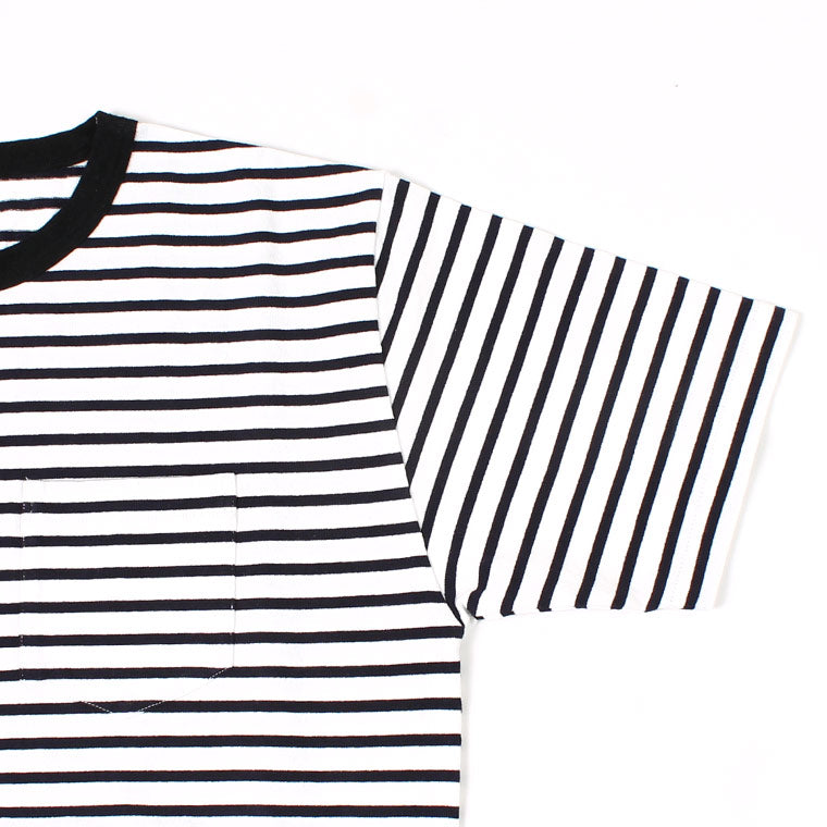 FELCO S/S BINDER CREW NECK POCKET T-AMERICAN VINTAGE STRIPE JERSEY