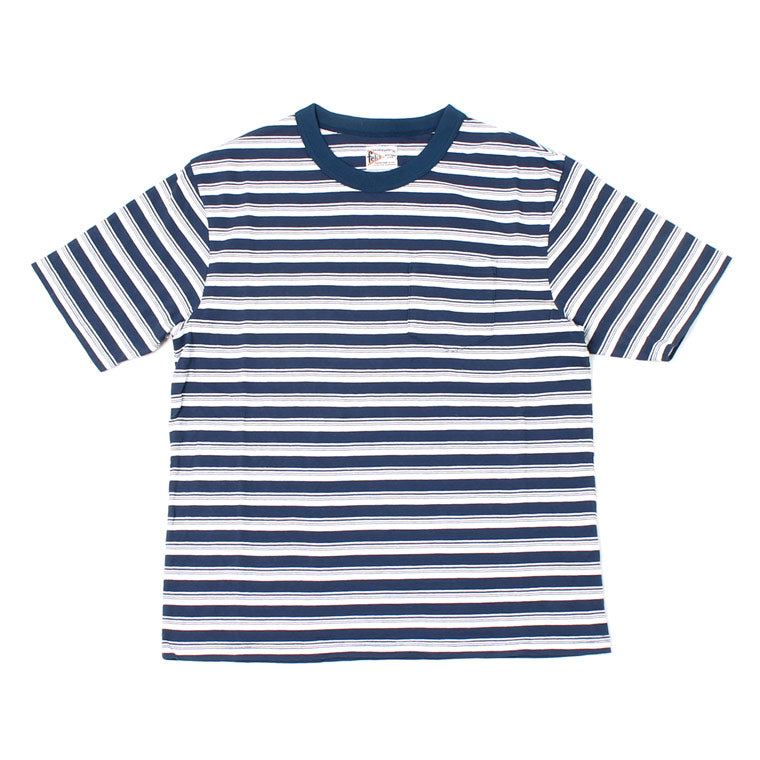 FELCO S/S BINDER CREW NECK STRIPE POCKET TEE AMERICAN DRY JERSEY STRIPE2