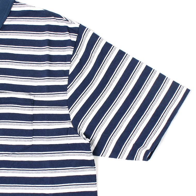 FELCO S/S BINDER CREW NECK STRIPE POCKET TEE AMERICAN DRY JERSEY STRIPE2