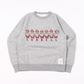 FELCO 12oz TERRY BINDER CREW SET IN SWEAT SHIRT - CORNELL UNIVERSITY BEAR PRINT