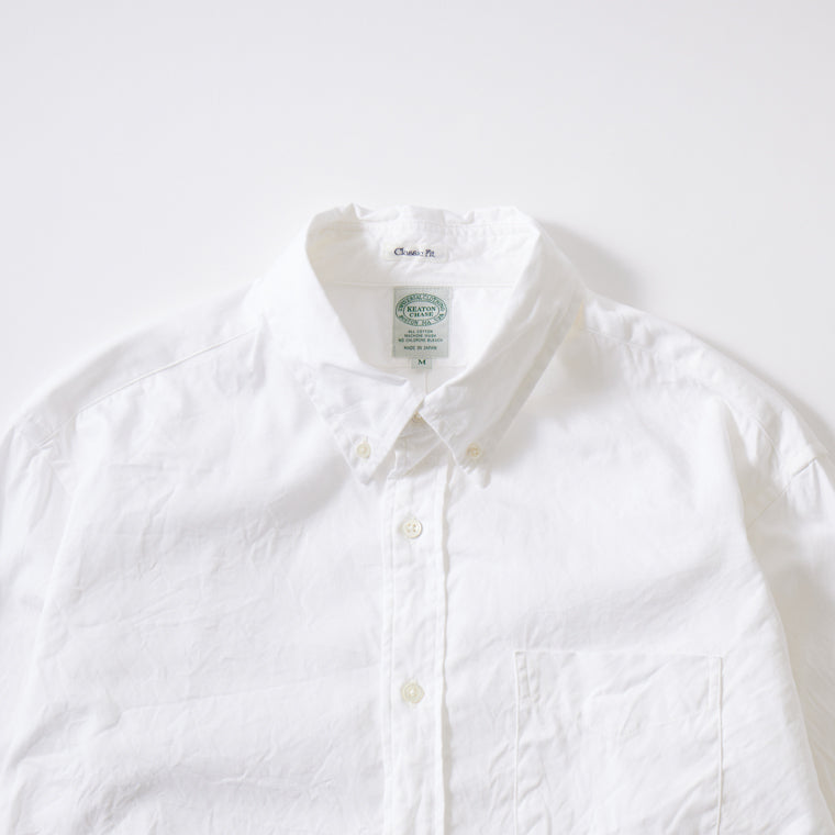 KEATON CHASE USA L/S MODIFIED CLASSIC FIT BD SHIRT - PINPOINT OXFORD - 2 COLORS