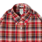KEATON CHASE USA L/S CLASSIC FIT FULLOPEN BD SHIRT COTTON MADRAS CHECK - 3. RED_BROWN_WHITE_NAVY_GREEN