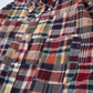 KEATON CHASE USA L/S CLASSIC FIT FULL OPEN BD SHIRT COTTON PATCHWORK MADRAS CHECK - #5