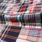 KEATON CHASE USA L/S CLASSIC FIT PULLOVER BD SHIRT COTTON PATCHWORK MADRAS CHECK - 3. RED_NAVY