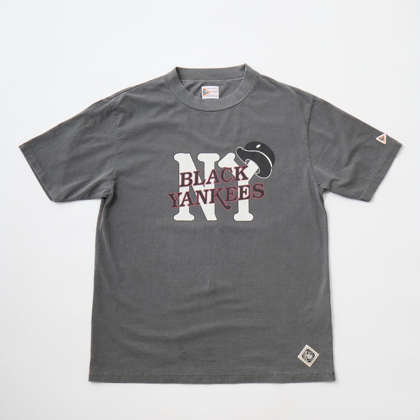 FELCO S/S HI-CREW 5oz 30SINGLE CALIFORNIA JERSEY – NEW YORK BLACK YANKEES PRINT2