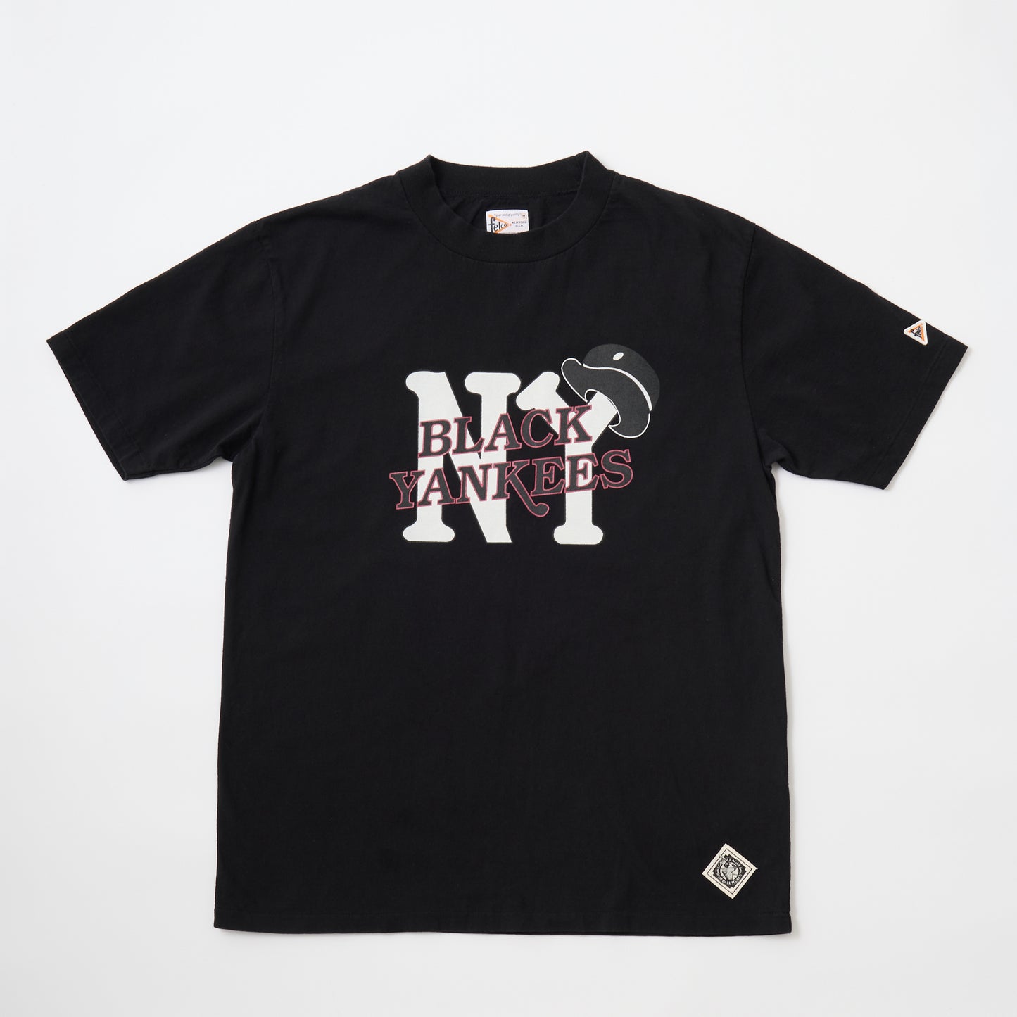 FELCO S/S HI-CREW 5oz 30SINGLE CALIFORNIA JERSEY – NEW YORK BLACK YANKEES PRINT2
