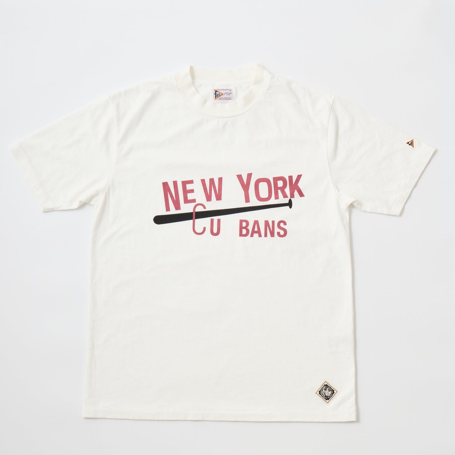 FELCO S/S HI-CREW 5oz 30SINGLE CALIFORNIA JERSEY – NEW YORK CUBANS PRINT