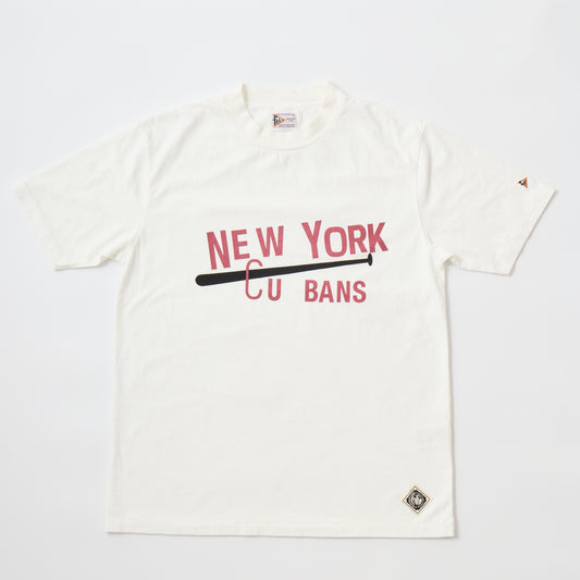 FELCO S/S HI-CREW 5oz 30SINGLE CALIFORNIA JERSEY – NEW YORK CUBANS PRINT