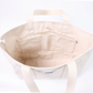 HERITAGE LEATHER 18oz CANVAS CUSTOM MADE  DAY TOTE BAG - NATURAL