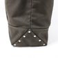 HERITAGE LEATHER 18oz CANVAS CUSTOM MADE  DAY TOTE BAG - OLIVE DRAB