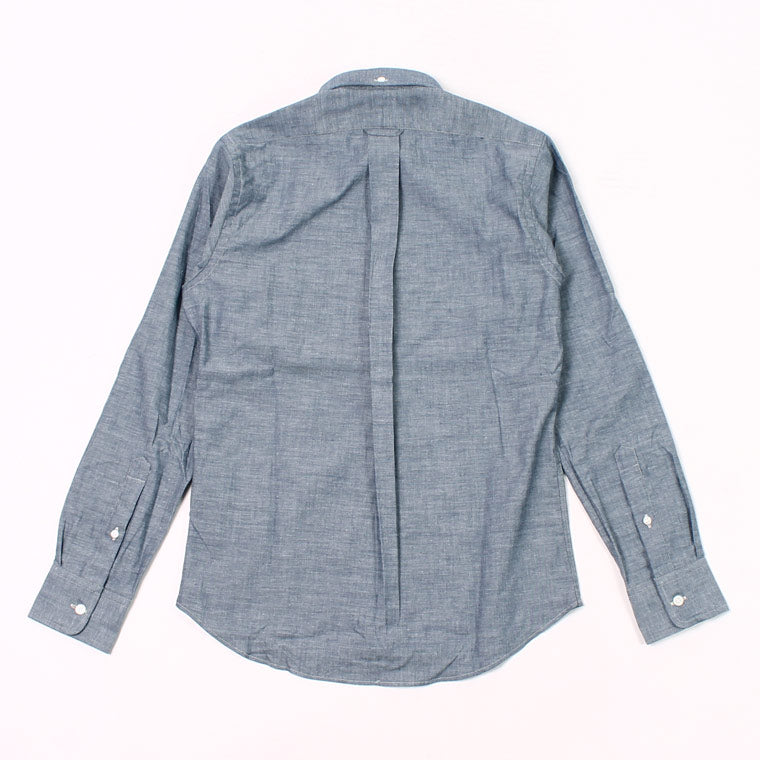 KEATON CHASE USA L/S STANDARD BD CHAMBRAY SHIRT LIGHT LINING - KCU-17