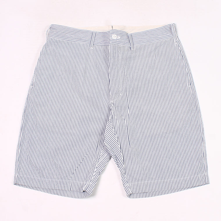 KEATON CHASE USA BERMUDA SHORT W/BUCKLE BACK SUPIMA SEERSUCKER - KCU-185