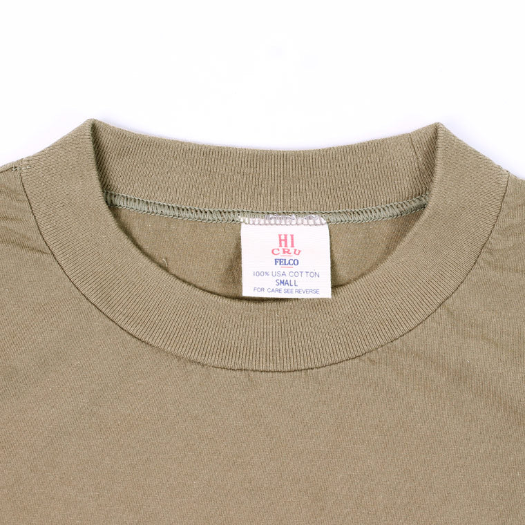 FELCO   S/S HI CREW POCKET TEE USA 18'S JERSEY COTTON - 5 Colors - FELC-199