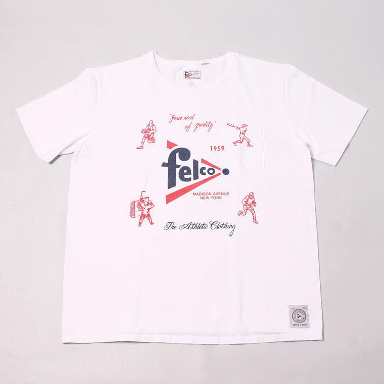 FELCO S/S CREW PRINT T MADE IN USA BODY - FELCO SPORTS WATER PRINT - 2Colors - FELC-252