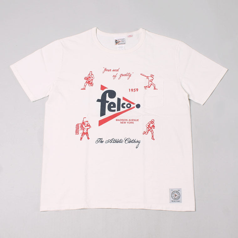 FELCO S/S CREW PRINT T MADE IN USA BODY - FELCO SPORTS WATER PRINT - 2Colors - FELC-252