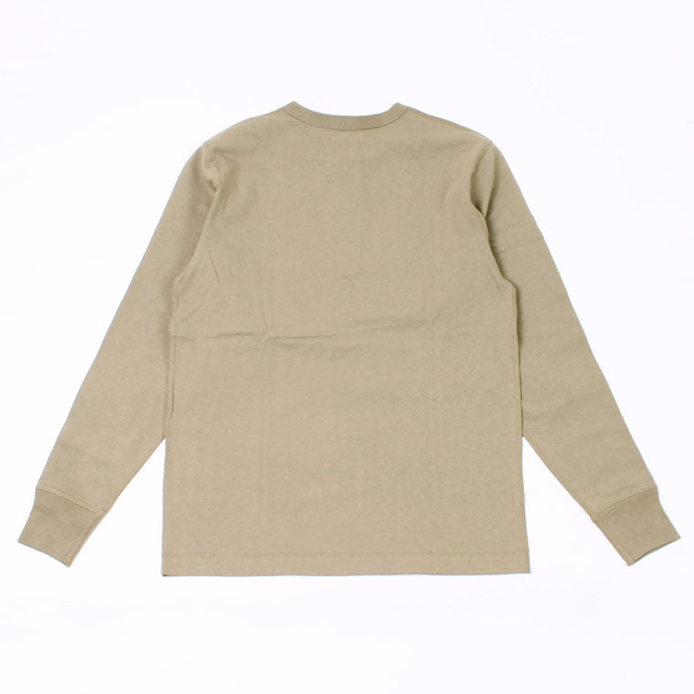 FELCO x HEALTHKNIT  L/S HENLEY NECK POCKET-T U.S.COTTON OPEN END JERSEY - 5 Colors - FELC-290