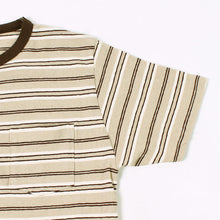 画像をギャラリービューアに読み込む, FELCO SS TRAMONT STRIPE POCKET T-SHIRT - FELC-311
