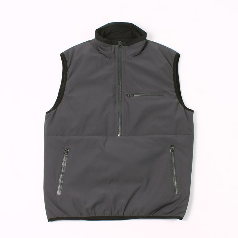 FELCO PUFFBALL HALF ZIPPER PULLOVER VEST - WATER REPELLENCY STRETCH NYLON - 3 Colors - FELC-338