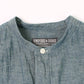 EMPIRE&SONS L/S CLASSIC BAND COLLAR SHIRT 5oz VINTAGE CHAMBRAY - EMSO-125