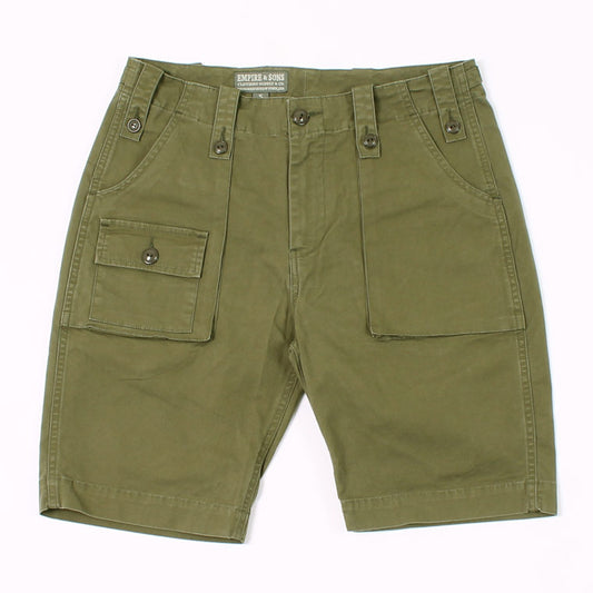 EMPIRE&SONS EXPEDITION SHORT GERMAN MILITARY STRETCH TWILL BIO WASH - 3 Colors - EMSO-129