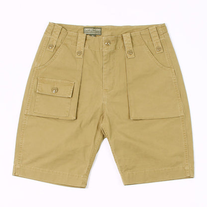 【2025 SOLD OUT】EMPIRE&SONS EXPEDITION SHORT GERMAN MILITARY STRETCH TWILL BIO WASH - 3 Colors - EMSO-129