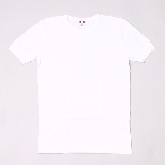 BANDOL SS 1 x 1 RIB COTTON MILITARY CREW TEE