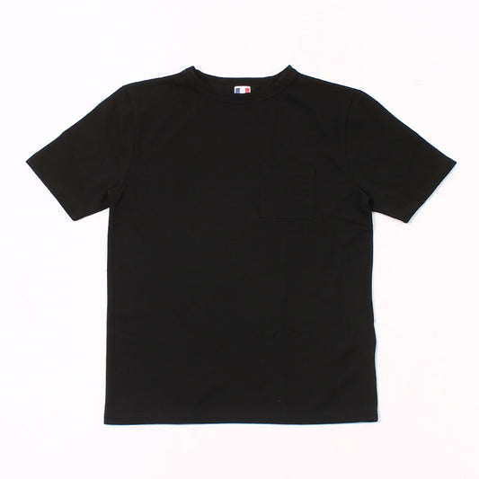 BANDOL SS PIQUE CREW TEE W.POCKET