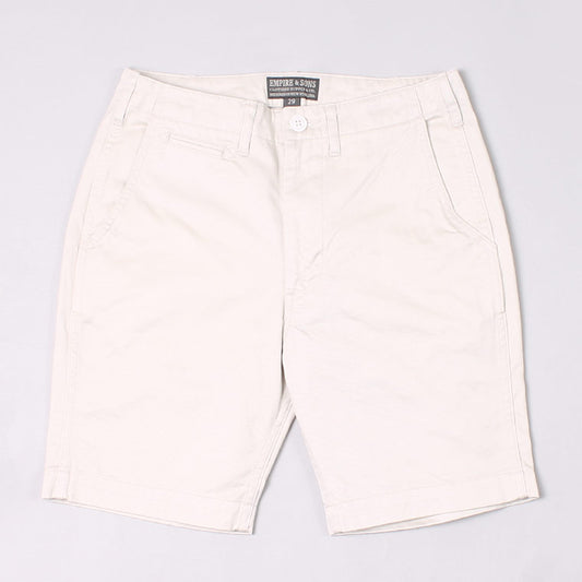 EMPIRE & SONS PLAIN SHORT W/ZIPPER FRONT - HIGHCOUNT WEAPON CHINO