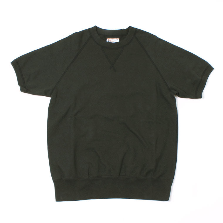 FELCO 12oz TERRY S/S DOUBLE V GUSSET RAGLAN CREW SWEAT FLAT SEAMA STITCH