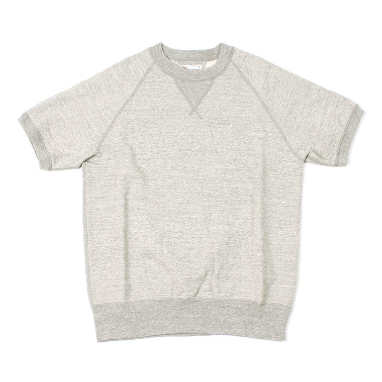 FELCO 12oz TERRY S/S DOUBLE V GUSSET RAGLAN CREW SWEAT FLAT SEAMA STITCH