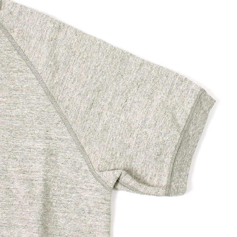 FELCO 12oz TERRY S/S DOUBLE V GUSSET RAGLAN CREW SWEAT FLAT SEAMA STITCH