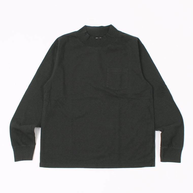 FELCO L/S MOCK NECK POCKET T 7oz 18 SINGLE JERSEY